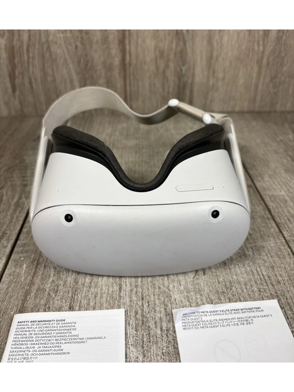 Meta Quest 2 256GB VR Headset Only w Head Strap KW49CM Tested No Controllers